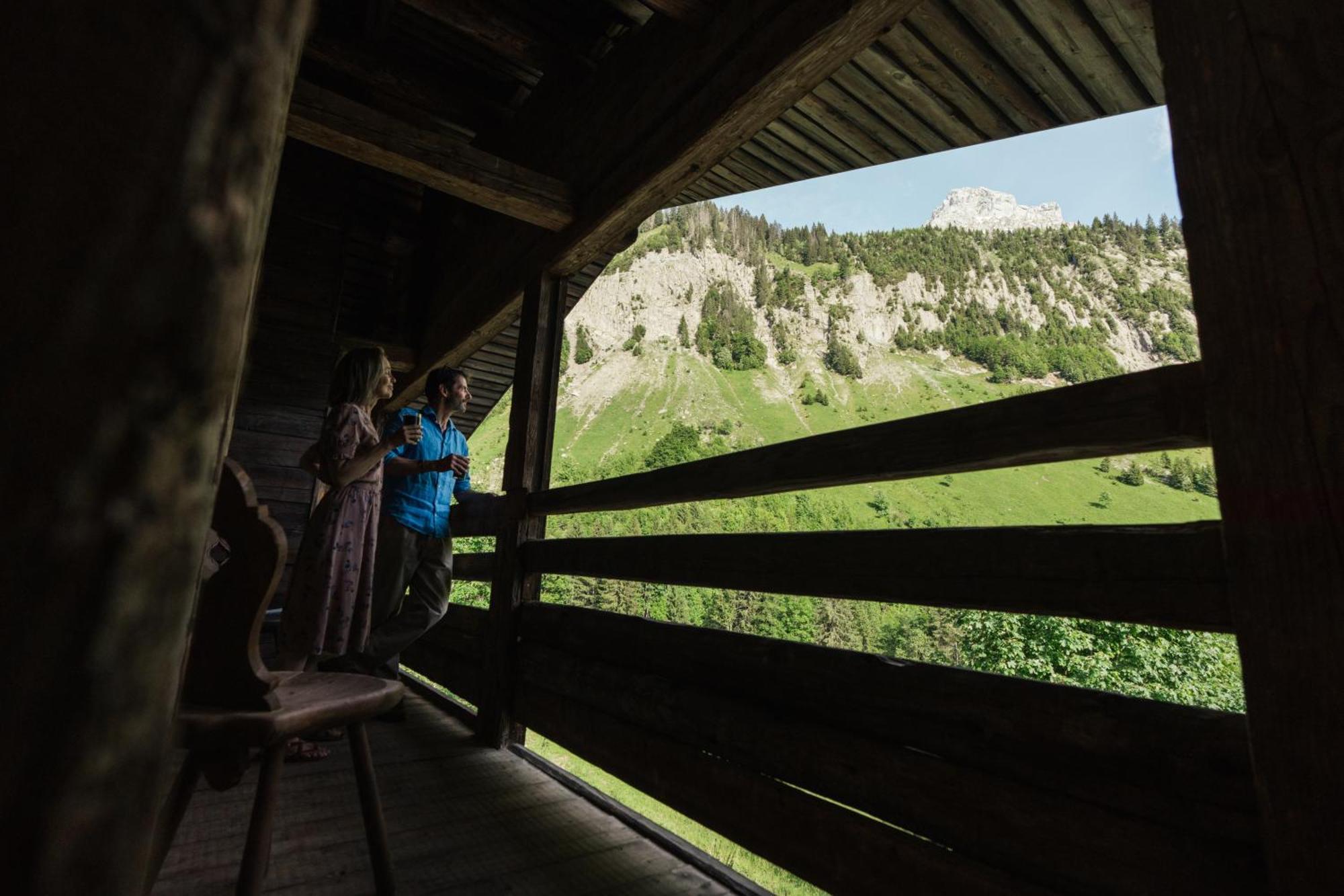 Chalet 1864 Le Grand-Bornand Exteriör bild