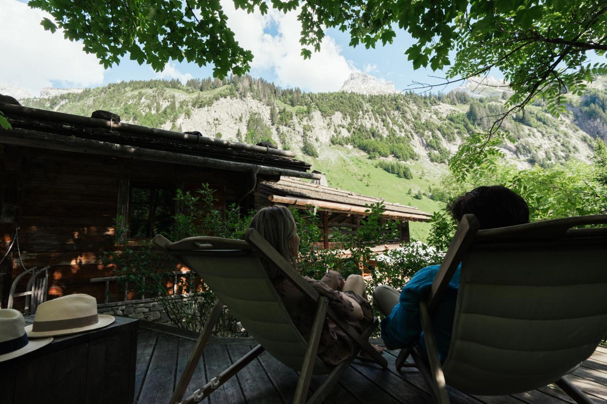 Chalet 1864 Le Grand-Bornand Exteriör bild
